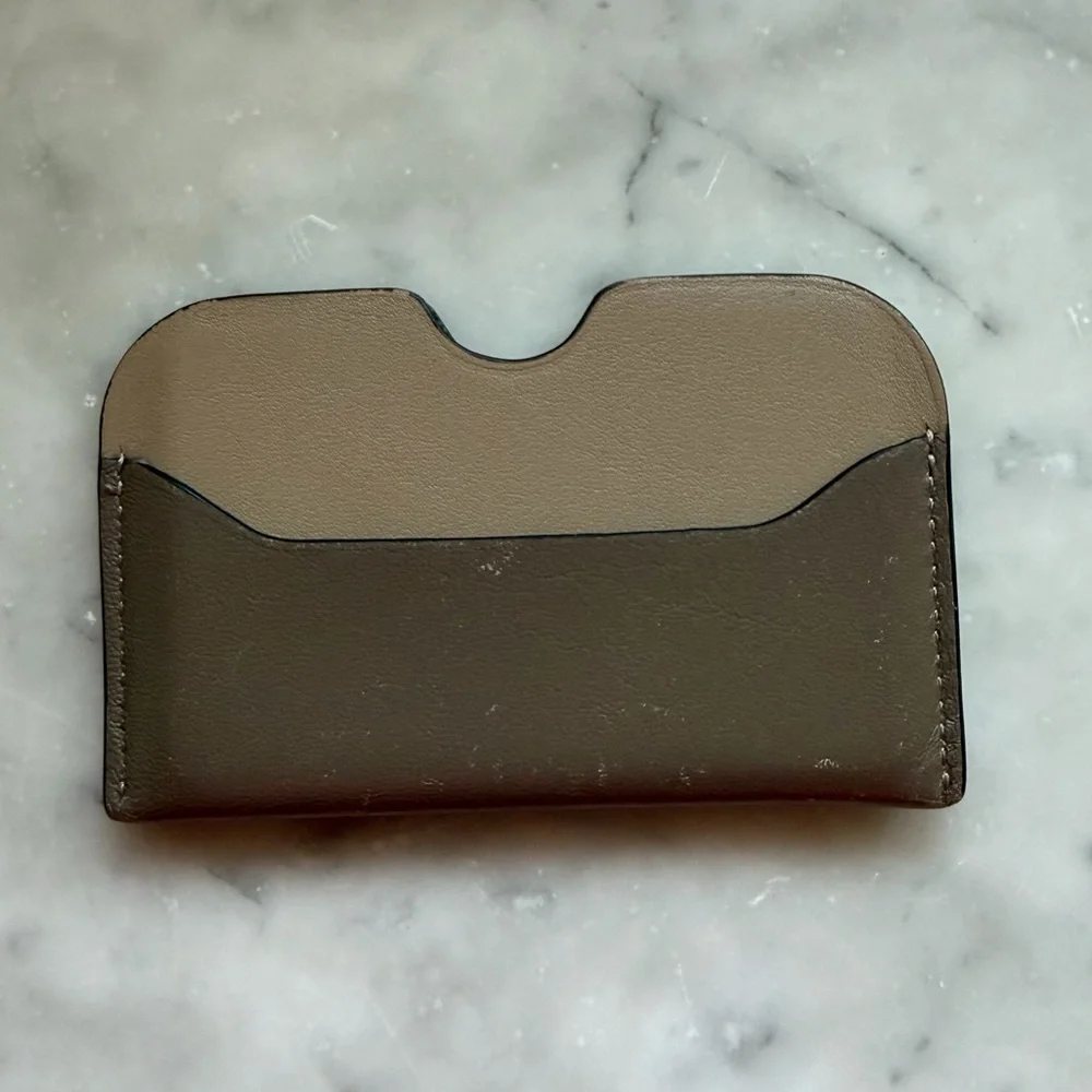 acne studios 2 tone card holder